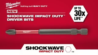 Milwaukee® Shockwave™ Impact Duty™ Next Generation Driver Bits [upl. by Stoddart130]