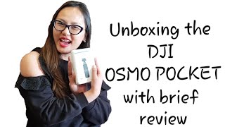 Zenisha Malhotra unboxing the DJI Osmo Pocket and giving a brief review [upl. by Ressler]