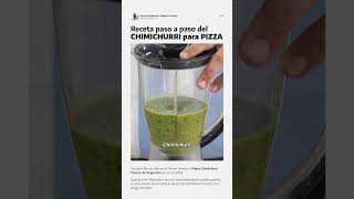 Receta del CHIMICHURRI para PIZZA El paso a paso del Mejor Chimichurri Pizzero de Argentina [upl. by Schofield]