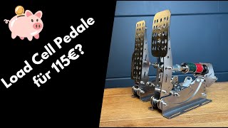 Load Cell Pedale für 115€  Die besten Simracing Pedale bis 500€ [upl. by Giliane]