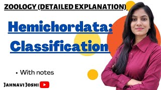 Classification of Hemichordata Notes Bsc 2nd year zoology [upl. by Pani]