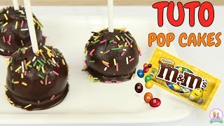 ♡• RECETTE POP CAKE CHOCOLAT ET MampMS SANS MOULE ET SANS CUISSON  FACILE ET RAPIDE •♡ [upl. by Shaum459]