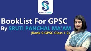 Booklist for GPSC Mains  Shruti Panchal Mam  Sunya IAS  Sunya GPSC [upl. by Llerehc]