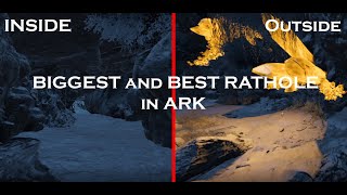 UNSEEN Biggest Unraidable RAT HOLE on ARK Survival Ascended [upl. by Ellehcil]