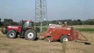 Case IH MX270 amp Hesston 4900 [upl. by Nonnaer74]