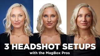 3 Easy Headshot Setups with MagBox Pro Soft Boxes [upl. by Anire143]