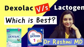 lactogen vs dexolac Best Formula Milk For Babies in India I babycarelive [upl. by Anitsyrk713]