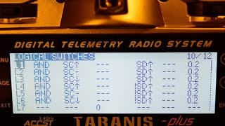 TARANIS X9D PLUS  FLIGHT MODES PROGRAMMING WITH PIXHAWK  APM [upl. by Arihsak]