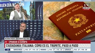 Ciudadanía italiana cómo es el trámite psao a paso [upl. by Royall]