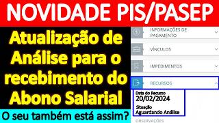 FINALMENTE ANÁLISE PISPASEP 2022 PARA QUEM ESTÁ NÃO HABILITADO  ATUALIZAÇÃO SAQUE ABONO SALARIAL [upl. by Hadwyn]