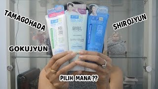 Review 15 Hari Hada Labo Gokujyun Tamagohada amp Shirojyun [upl. by Rina207]