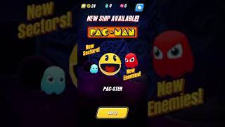 Galaga Wars Walkthrough Gameplay New PACMAN Ship Sectors 1 2 3 No Commentary iOS iPhone SE 2021 [upl. by Cyd]