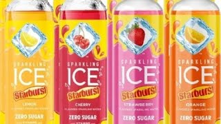 Sparkling Ice Sparkling Water Review Starburst Flavours [upl. by Bernarr]