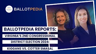 Virginia’s 2nd Congressional District Kiggans vs Cotter Smasal in 2024 Election [upl. by Atires]