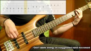 Lesson 1 Warm Up Session Lvl1 Bass Exercise Play Along Tabs In Video [upl. by Kiley]