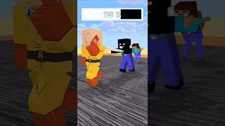 Speed test with Saitama in Minecraft 😱 credit by oreETV minecraft shorts saitama [upl. by Blank]