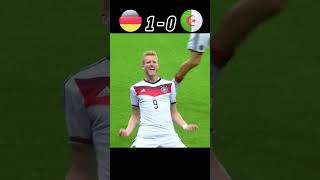 Germany VS Algeria Very Difficult Match 18 Final World Cup 2014 youtube shorts football [upl. by Forester]