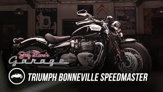 2018 Triumph Bonneville Speedmaster  Jay Lenos Garage [upl. by Mavra846]