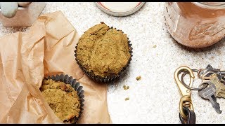 Salted Caramel Protein Powder Muffins Recipe Gluten Free amp Vegan [upl. by Abbotsun]