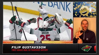 Gustavssons goalie goal Malkins milestone highlight NHL in ASL  Week 2 [upl. by Anaidiriv776]