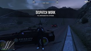 GTA V Dispatch Work Vincent Civil Disturbance [upl. by Langille]