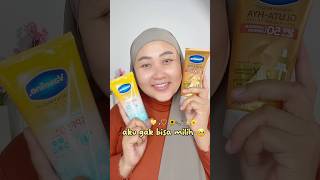 Vaseline Gluta Hya Serum Burst Lotion VS Vaseline Daily Sun Refreshing vaseline [upl. by Engelhart]