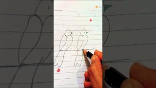 art drawing birds art painting [upl. by Craggy]