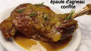 épaule dagneau au four😋 tendre et moelleuse accompagné dune sauce différentes 🎉repas festif facile [upl. by Niatirb]