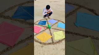 सतरंगी super kite speen makar Sankranti 2024🪁shorts [upl. by Attenrev363]