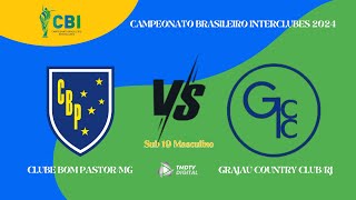 CAMPEONATO BRASILEIRO INTERCLUBES  VÃ”LEI MASC SUB 19  CLUBE BOM PASTORMG X GRAJAÃš COUNTRY CLUBRJ [upl. by Atiran]