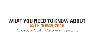 IATF 169492016  What You Need to Know [upl. by Amalie]