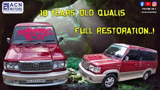 18 வருட கார் எப்படி மாறியது  2006 YEARS TOYOTA QUALIS RESTORATION  MANJUMMEL BOYS [upl. by Sarita96]