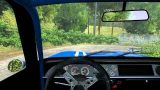 rFactor Renault 8 Gordini 1300  Shomaru Touge HistorX Mod [upl. by Naillimxam]