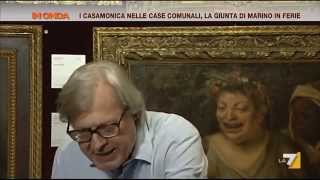 Sgarbi Funerali rom per tutti Dove cao vivete Fascisti cornuti capre [upl. by Winwaloe]