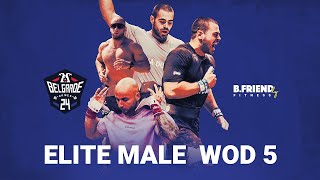 Belgrade Games ELITE MALE WOD 5 [upl. by Llenoj]