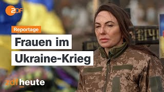 Kämpferinnen in der Ukraine für ihre Männer für ihr Land I auslandsjournal [upl. by Ernie]