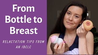 Relactation tips to increase milk supply and latch baby after stopping breastfeeding [upl. by Ranitta]