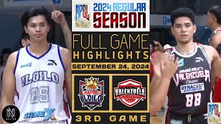 MPBL HIGHLIGHTS ILOILO UNITED ROYALS VS VALENZUELA CLASSIC SEPTEMBER 24 2024 [upl. by Chansoo985]