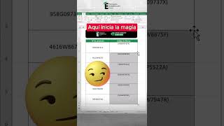 Genera códigos de barra rápidamente en Excel 😎✅ excel exceltips formacionacademicaexcel [upl. by Gylys]