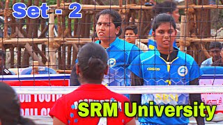 💥 SRM University Vs Assumption  Kerala  4K HD 🔥 Set  2  Bargur Invitation Tournament  2024 [upl. by Hanikahs40]