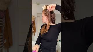 Routine cheveux bouclés ondulés…breef ✨ [upl. by Saturday]