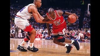 Michael Jordan wearing Black Infrared Air Jordan VI 6 retrospective [upl. by Nnairek837]