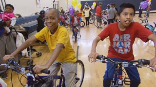 Watch These Children in Need Get Surprised With Free Bicycles [upl. by Akimaj624]