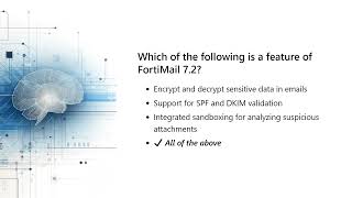 NSE6 FML 7 2 Fortinet NSE 6 FortiMail 7 2 Exam [upl. by Werdn]