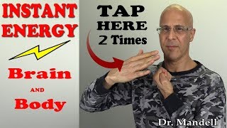 Tap Here 2 Times to Instantly Energize Your Brain and Body  Dr Mandell DC [upl. by Einahpets]