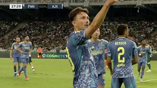 Panathinaikos vs AFC Ajax 01 Steven Berghuis score only goal in win for Ajax Match recap [upl. by Ecirtam]