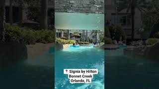 Hanging at the lazy river at Signia by Hilton Bonnet Creek Orlando orlando travel hotel hilton [upl. by Mell]