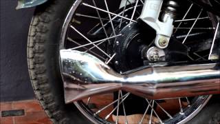 Exhaust notes of a Royal Enfield Bullet [upl. by Aurelius]