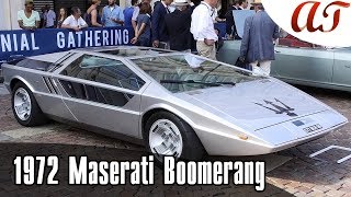 1972 Maserati Boomerang the design  AampT Design [upl. by Akzseinga]