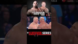 GOLDBERG VS BROCK LESNAR  WWE SURVIVOR SERIES 2016 HIGHLIGHTS goldberg brocklesnar wwe shorts [upl. by Aicnerolf558]